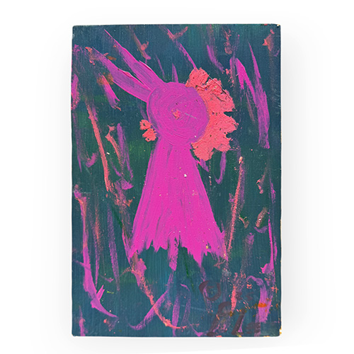 Ernest Lee 8x12 Fushia Chicken Head WP6468